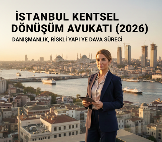 İstanbul kentsel dönüşüm avukatı; riskli yapı tespiti, 2/3 çoğunluk uyuşmazlıkları, kamulaştırma davaları ve müteahhit sözleşmelerinden doğan hukuki süreçlerde malik ve kiracıların haklarını korur. Kentsel dönüşüm sürecinde süreler kısa ve hak kaybı riski yüksek olduğundan profesyonel hukuki destek ...
